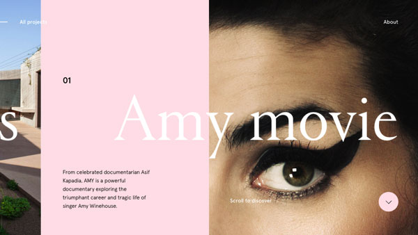 精選國外文字排版優秀的國外網站設計