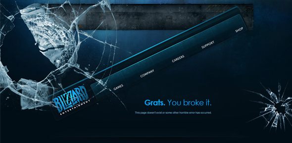 精選國外妙趣橫生的404設計頁面欣賞