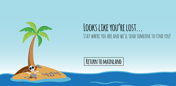 精選國外妙趣橫生的404設計頁面欣賞