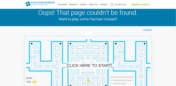 精選國外妙趣橫生的404設計頁面欣賞