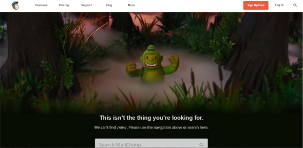 精選國外妙趣橫生的404設計頁面欣賞