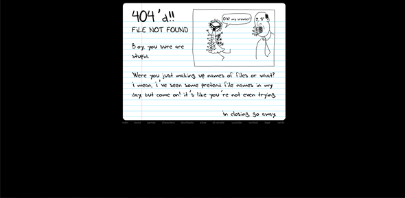 精選國外妙趣橫生的404設計頁面欣賞