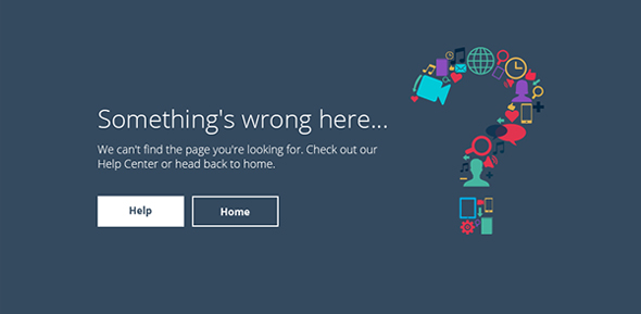 精選國外妙趣橫生的404設計頁面欣賞