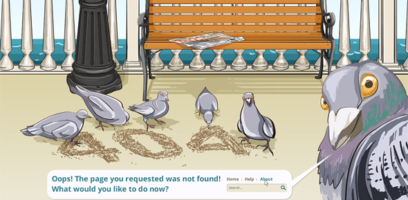精選國外妙趣橫生的404設計頁面欣賞