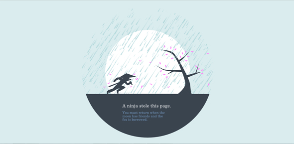 精選國外妙趣橫生的404設計頁面欣賞