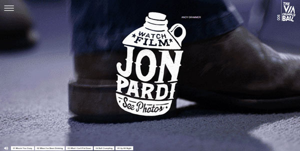 精選國外優秀的字體排版網頁設計欣賞