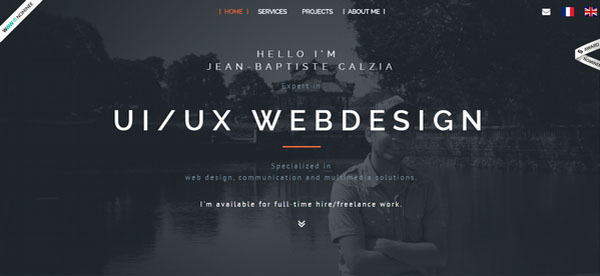 精選國外優秀的字體排版網頁設計欣賞