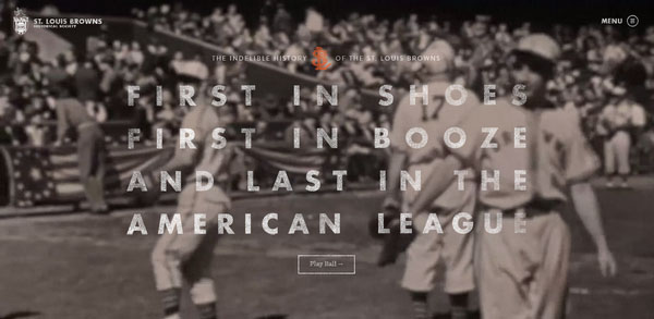 精選國外優秀的字體排版網頁設計欣賞