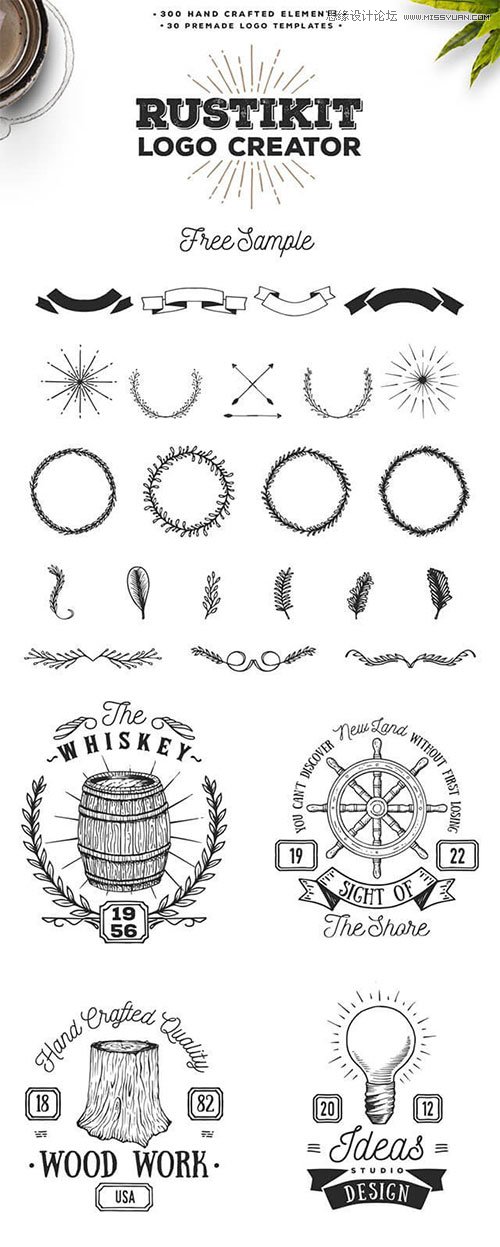 精挑細選的國外優質AI矢量素材下載