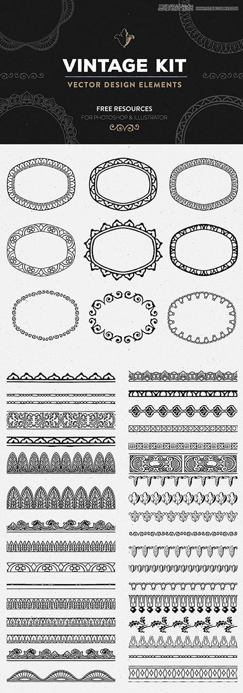 精挑細選的國外優質AI矢量素材下載