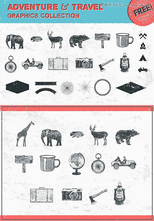 精挑細選的國外優質AI矢量素材下載