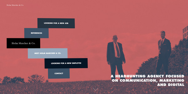 個性鮮明風格迥異的雙色網頁設計欣賞