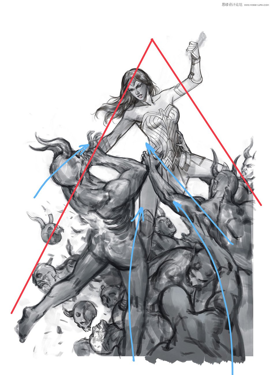 《神奇女俠》海報創(chuàng)作步驟及教程