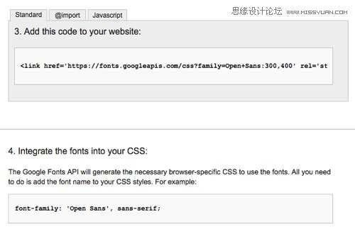 教你在網(wǎng)頁上使用 Google Web font