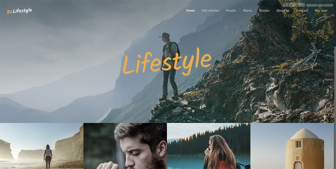 精選國外絢麗的作品展示頁設計欣賞