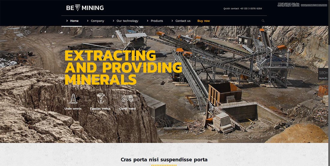 精選國外絢麗的作品展示頁設計欣賞