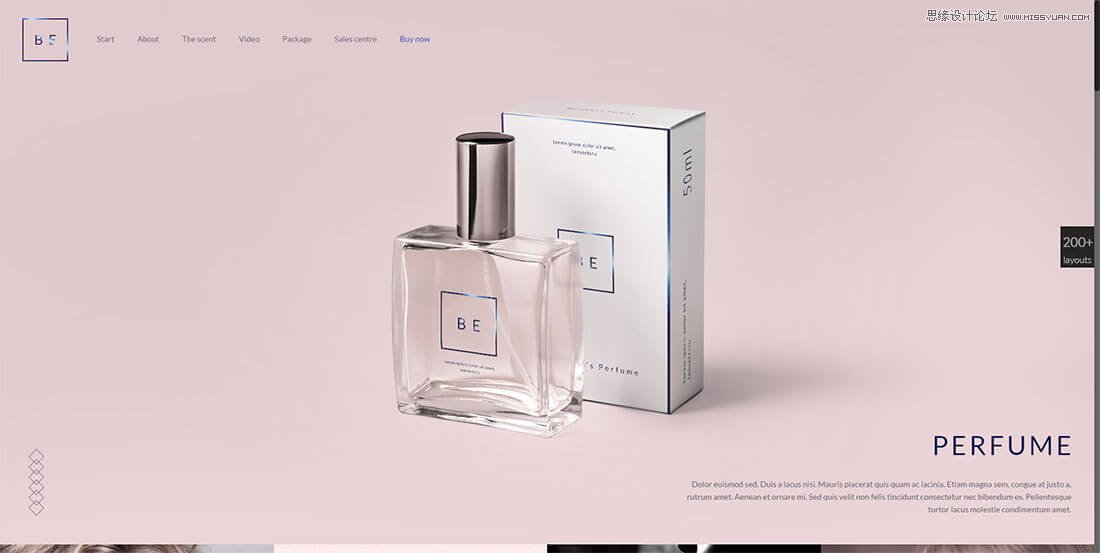 精選國外絢麗的作品展示頁設計欣賞