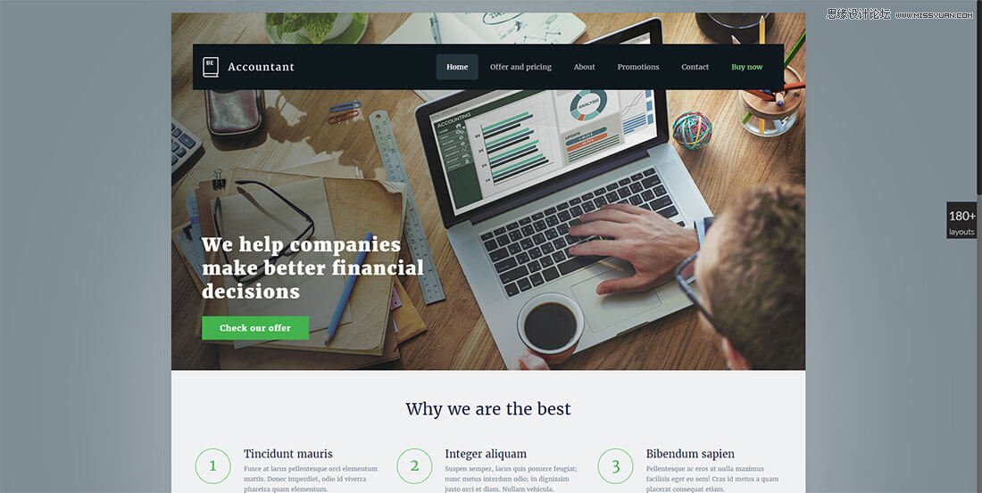 精選國外絢麗的作品展示頁設計欣賞