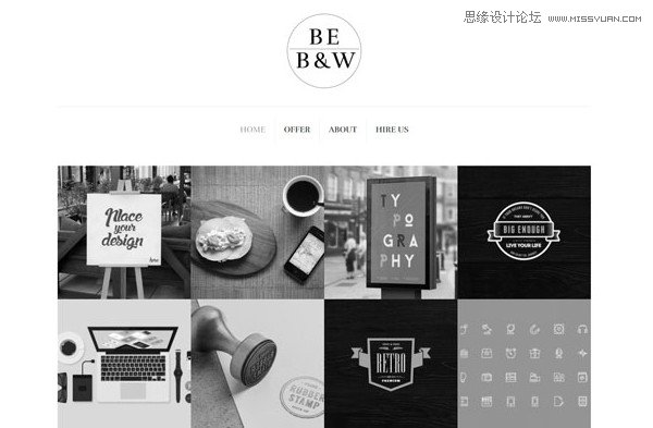 精選國外絢麗的作品展示頁設計欣賞