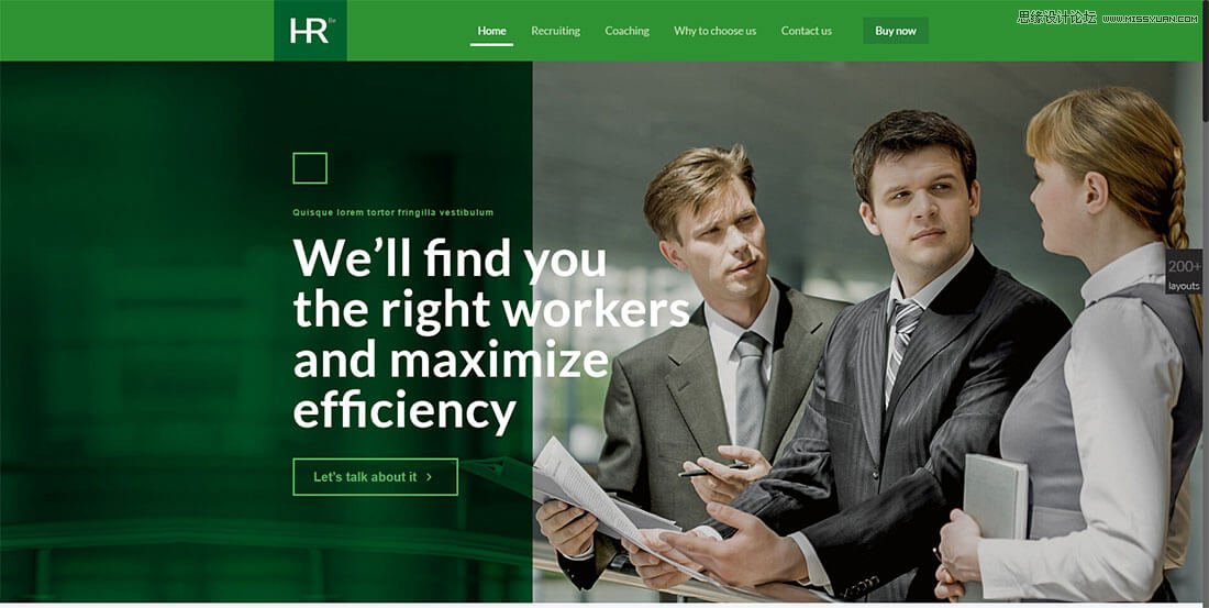 精選國外絢麗的作品展示頁設計欣賞