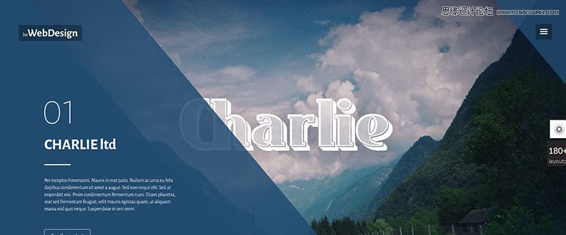 精選國外絢麗的作品展示頁設計欣賞