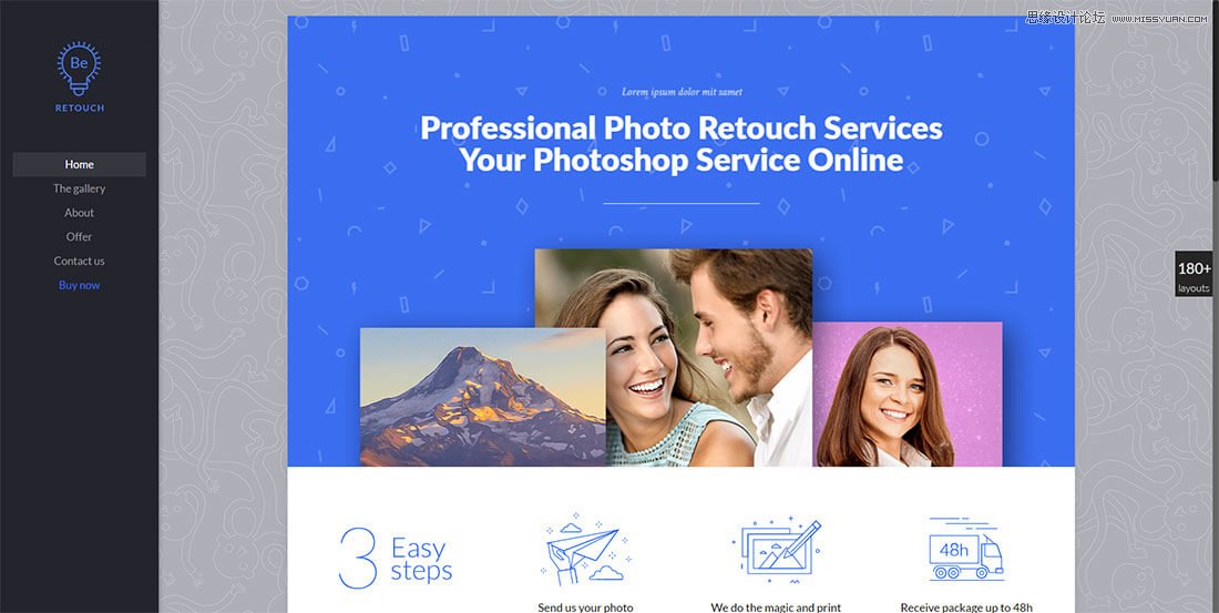 精選國外絢麗的作品展示頁設計欣賞