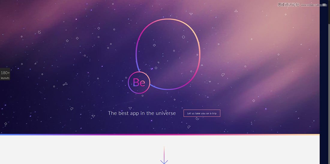 精選國外絢麗的作品展示頁設計欣賞