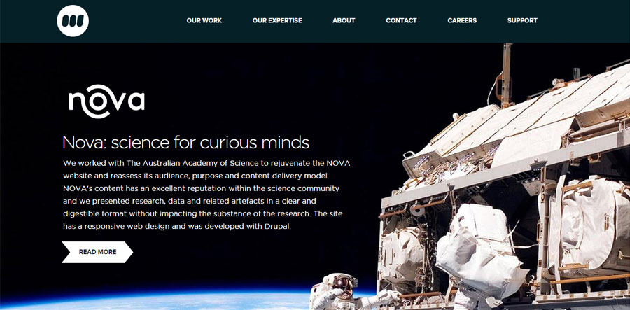 國外優秀的設計機構官方網站設計欣賞