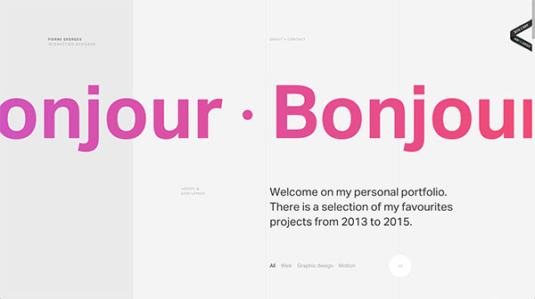 精選國外布局獨特的優秀網頁設計欣賞