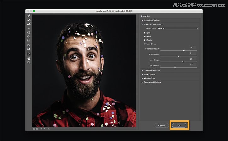 PhotoshopCC2016液化濾鏡黑科技分享教程