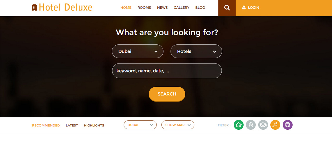 精選國外以黃色調為主的網頁設計欣賞
