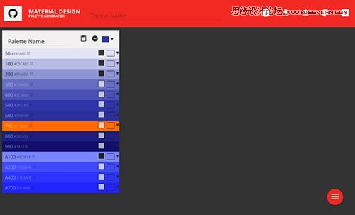 10款搭配Material Design配色的Web工具