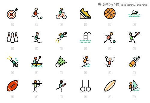13組國外優質的體育圖標素材免費下載