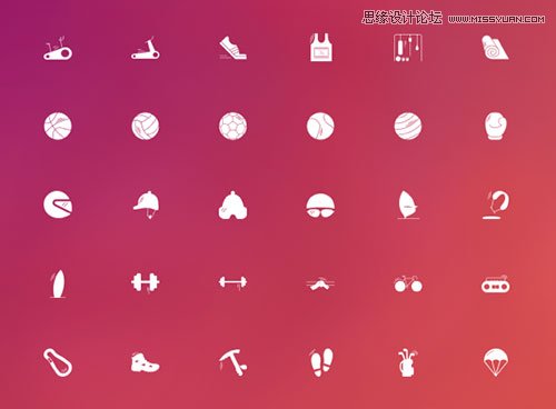 13組國外優質的體育圖標素材免費下載