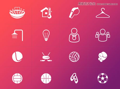 13組國外優質的體育圖標素材免費下載