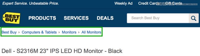 如何使用網頁中為你指路的面包屑設計