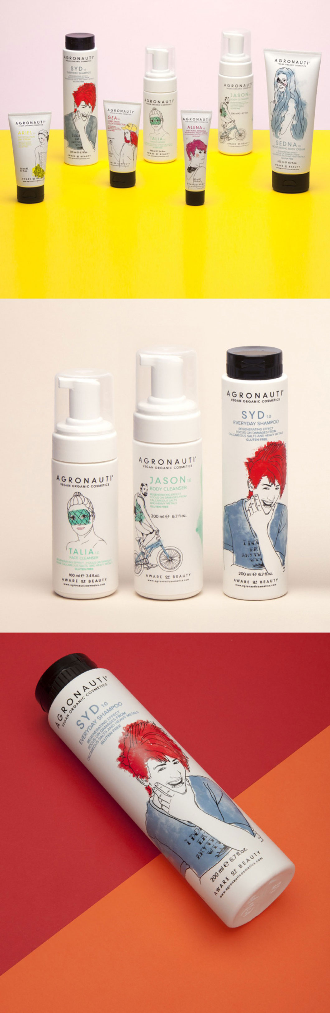 如何用現代插畫設計化妝品包裝設計