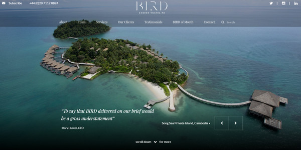 精選國(guó)外非常吸引人的旅游門(mén)戶設(shè)計(jì)欣賞