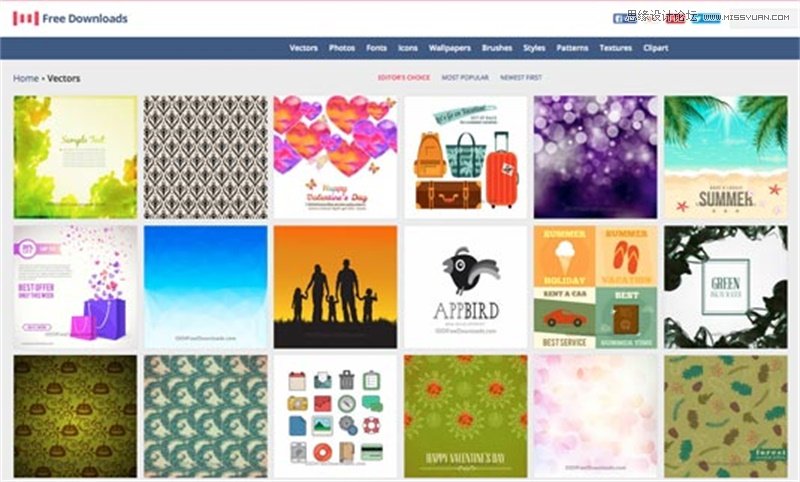 20個國外優質的矢量圖免費下載網站