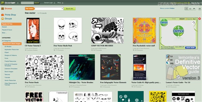 20個國外優質的矢量圖免費下載網站