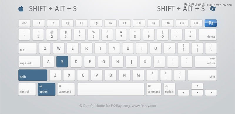 史上最全面的PS快捷鍵圖文使用指南