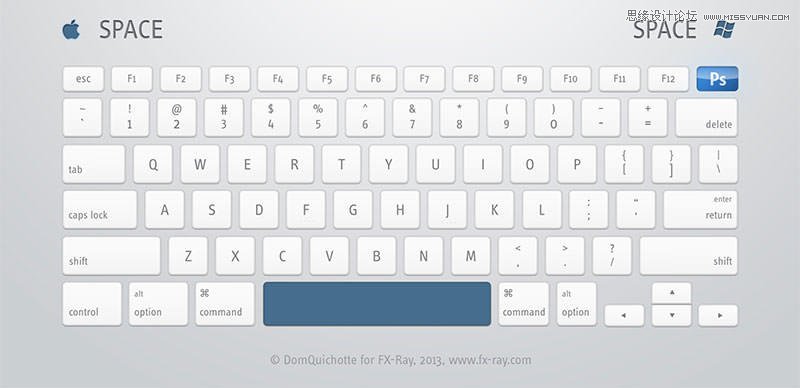 史上最全面的PS快捷鍵圖文使用指南