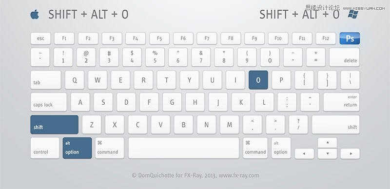 史上最全面的PS快捷鍵圖文使用指南