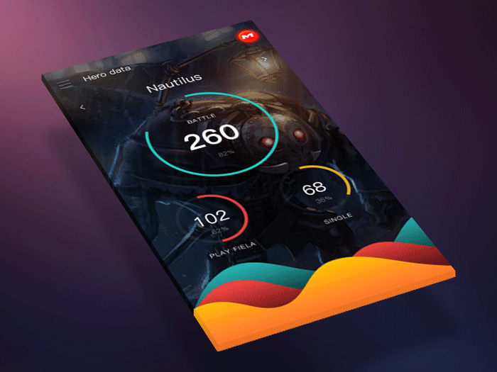 Photoshop制作動態界面展示GIF動畫效果