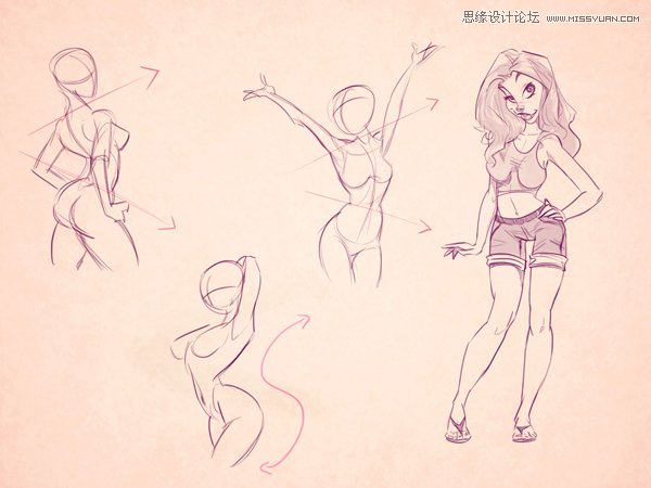 繪畫師如何學(xué)習(xí)繪制女性形象效果