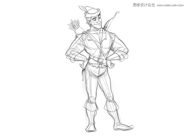 繪畫師應該如何畫好卡通人物的身體