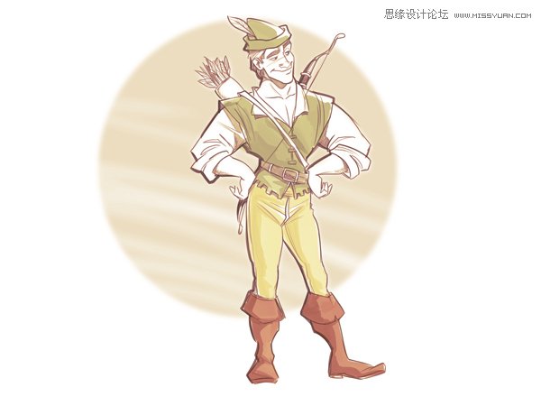 繪畫師應該如何畫好卡通人物的身體