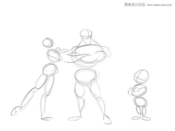 繪畫師應該如何畫好卡通人物的身體