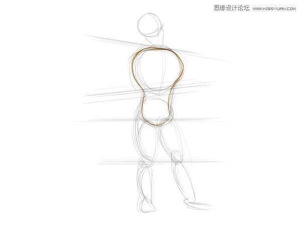 繪畫師應該如何畫好卡通人物的身體