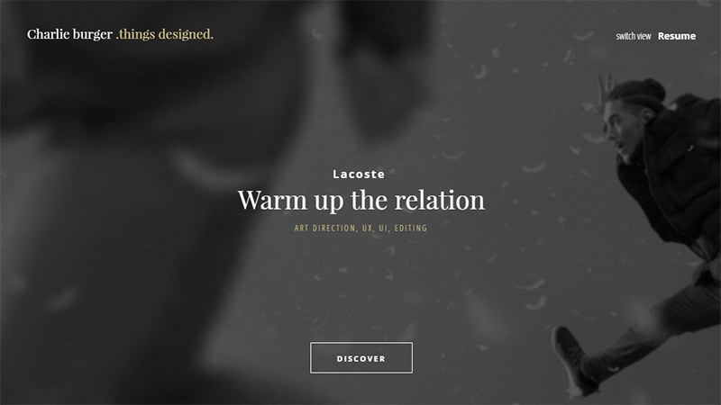 低調(diào)大氣的黑白主題網(wǎng)站設(shè)計欣賞